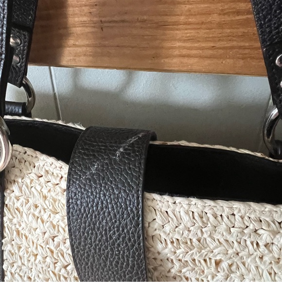 BCBG MaxAzria straw tote - Picture 6 of 13